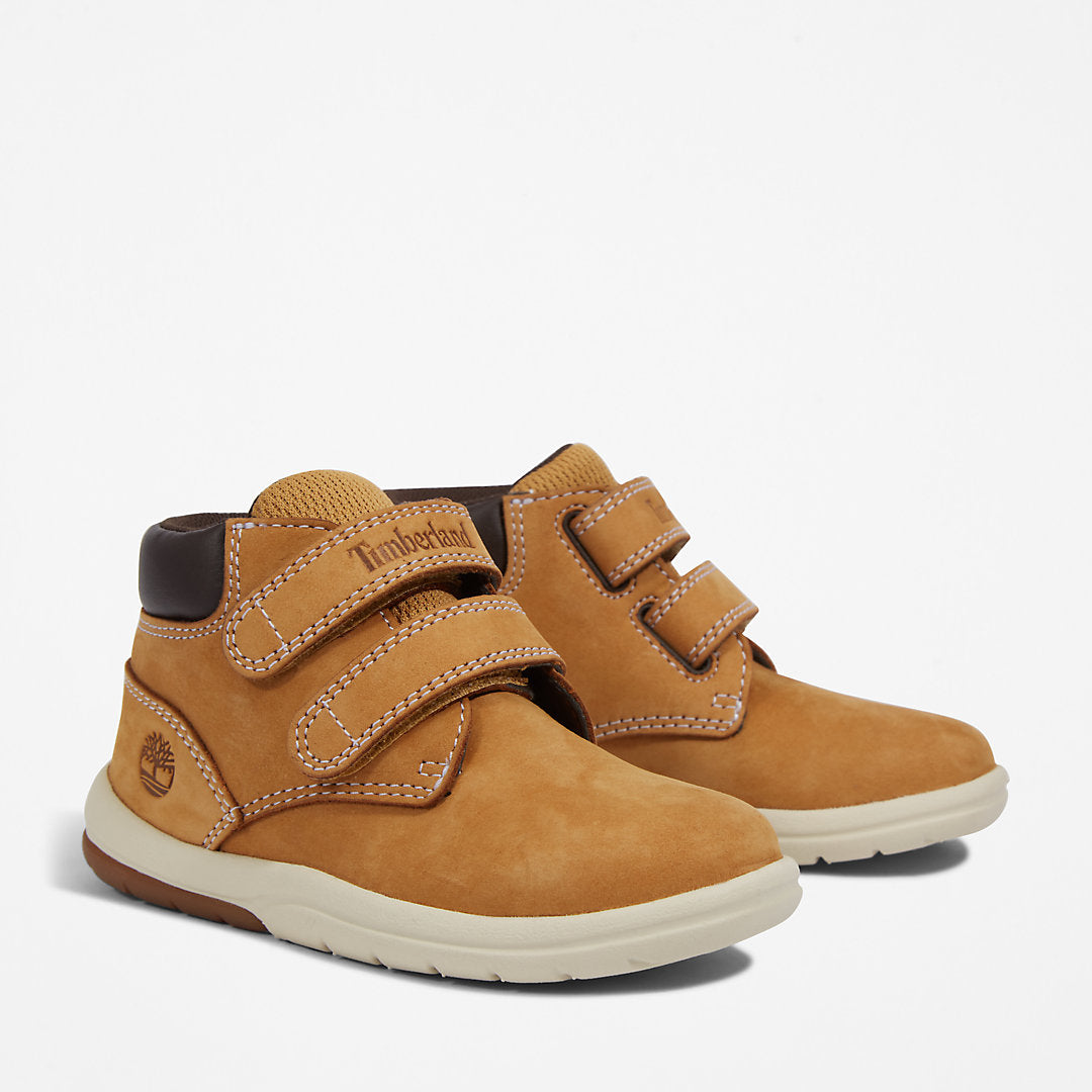 Kids Timberland Toddle Tracks Velcro Chukka for Toddler in Yellow