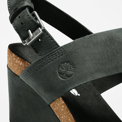 Womens Timberland Capri Sunset Wedge Sandal for Women in Black
