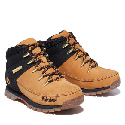 Kids Timberland Euro Sprint Hiker for Toddler in Yellow/Black