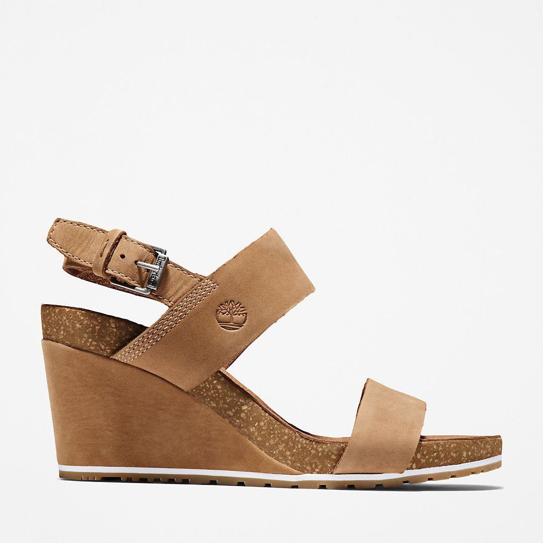 Womens Timberland Capri Sunset Wedge Sandal for Women in Brown