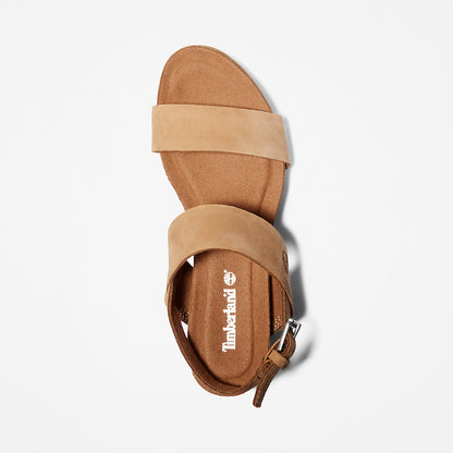 Womens Timberland Capri Sunset Wedge Sandal for Women in Brown
