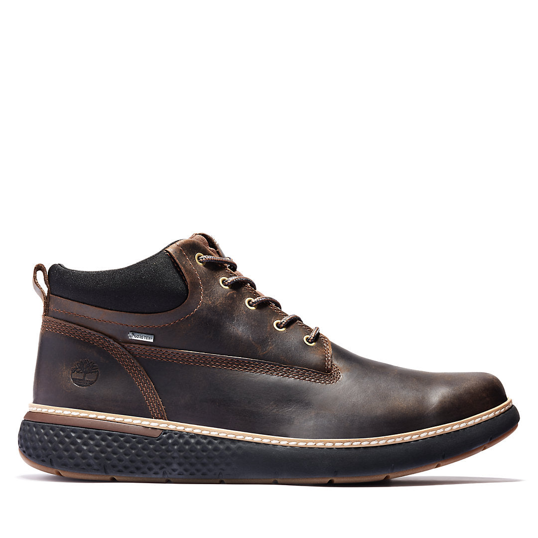 Mens Timberland Cross Mark Gore-Tex® Chukka Boot for Men in Dark Brown