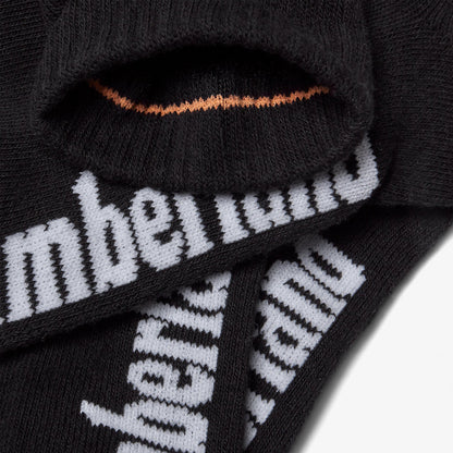 Mens Timberland Stratham 3-Pack Crew Sport Socks for Men in Black