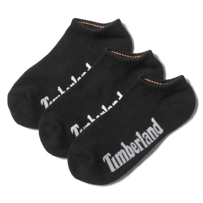Mens Timberland Stratham 3-pack No-show Sport Socks for Men in Black