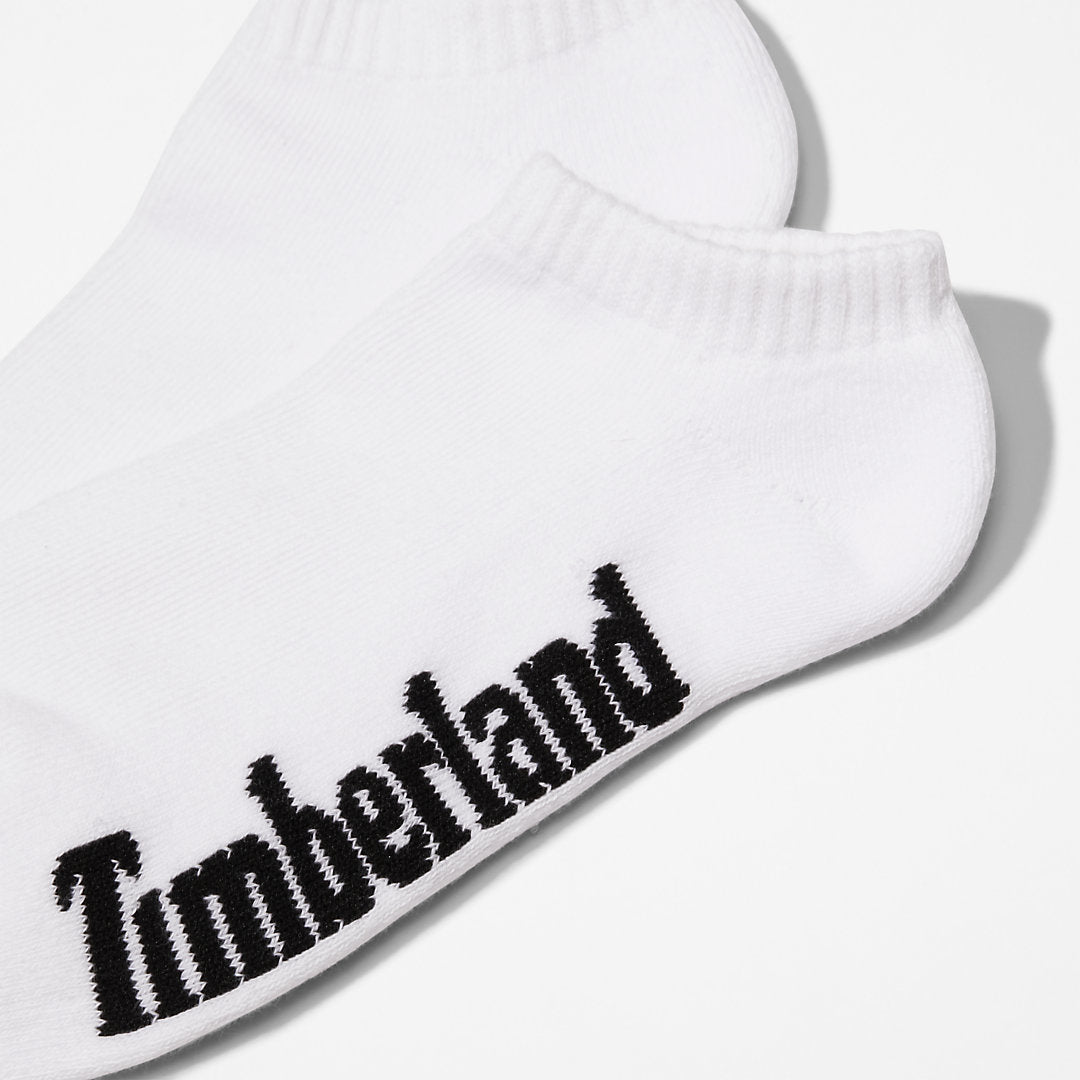 Mens Timberland Stratham 3-Pack No-show Sport Socks for Men in White
