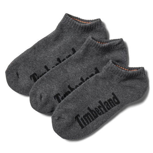 Mens Timberland Stratham 3-pack No-show Sport Socks for Men in Grey