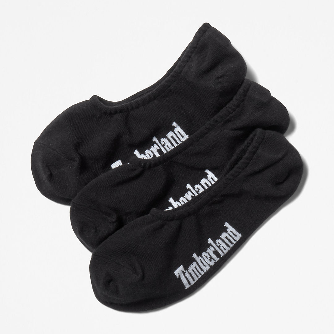 Mens Timberland Three Pair Stratham Sock Liners for Men in Black