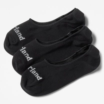 Mens Timberland Stratham 3-pack Invisible Socks for Men in Black