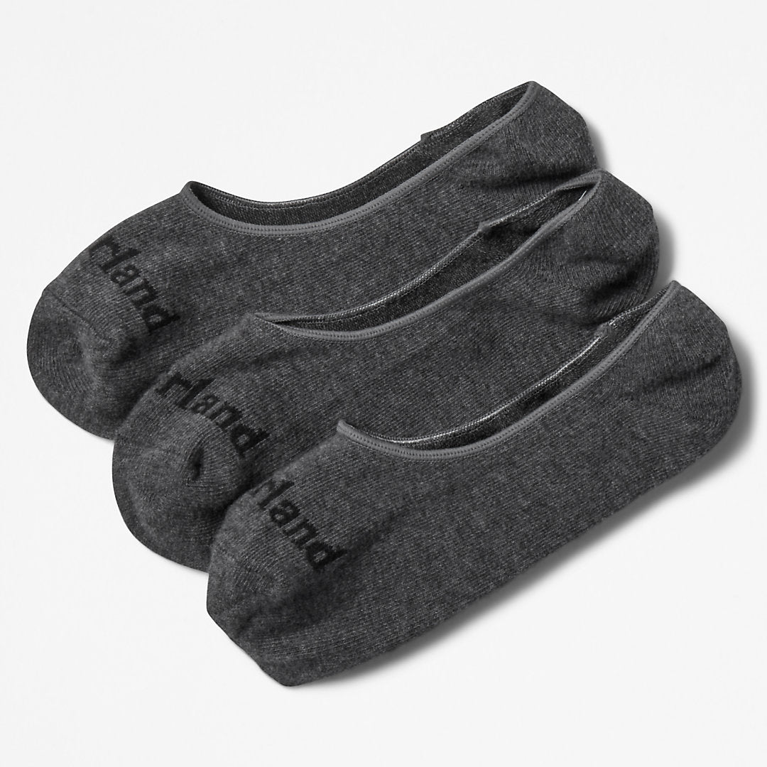 Mens Timberland Stratham 3-pack Invisible Socks for Men in Grey