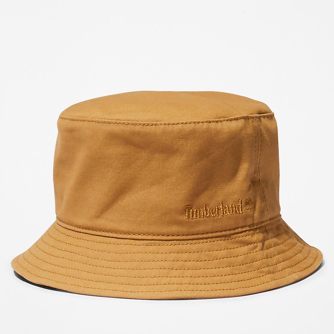 Mens Timberland Cotton Canvas Bucket Hat for Men in Yellow