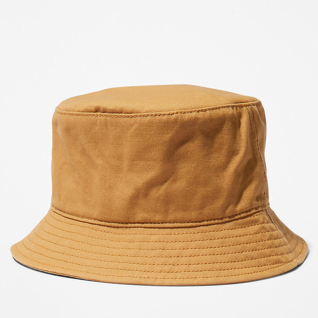 Mens Timberland Cotton Canvas Bucket Hat for Men in Yellow