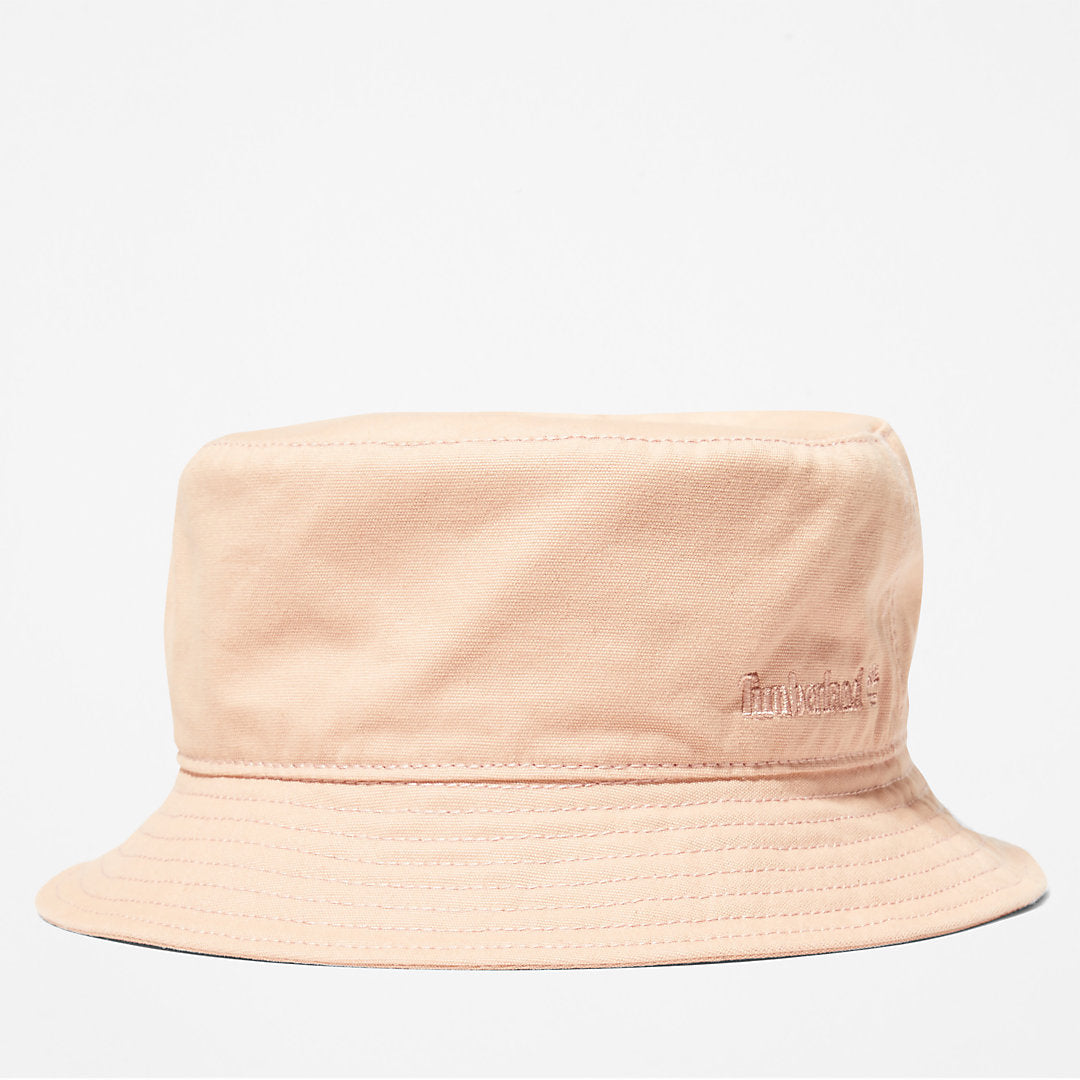 Mens Timberland Cotton Canvas Bucket Hat for Men in Pink