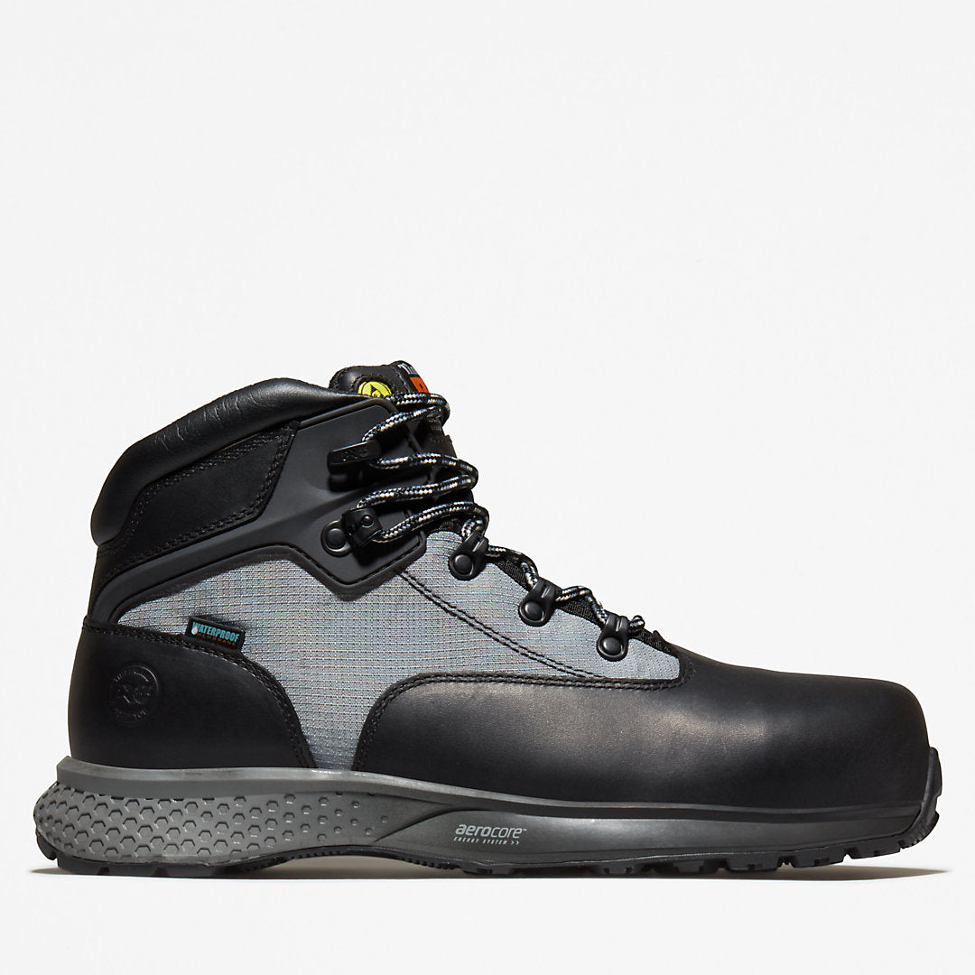 Mens Timberland Timberland PRO® Euro Hiker Work Boot for Men in Black