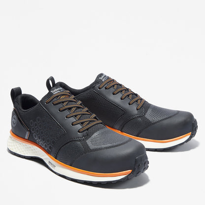 Mens Timberland Timberland PRO® Reaxion Work Shoe for Men in Black/Orange