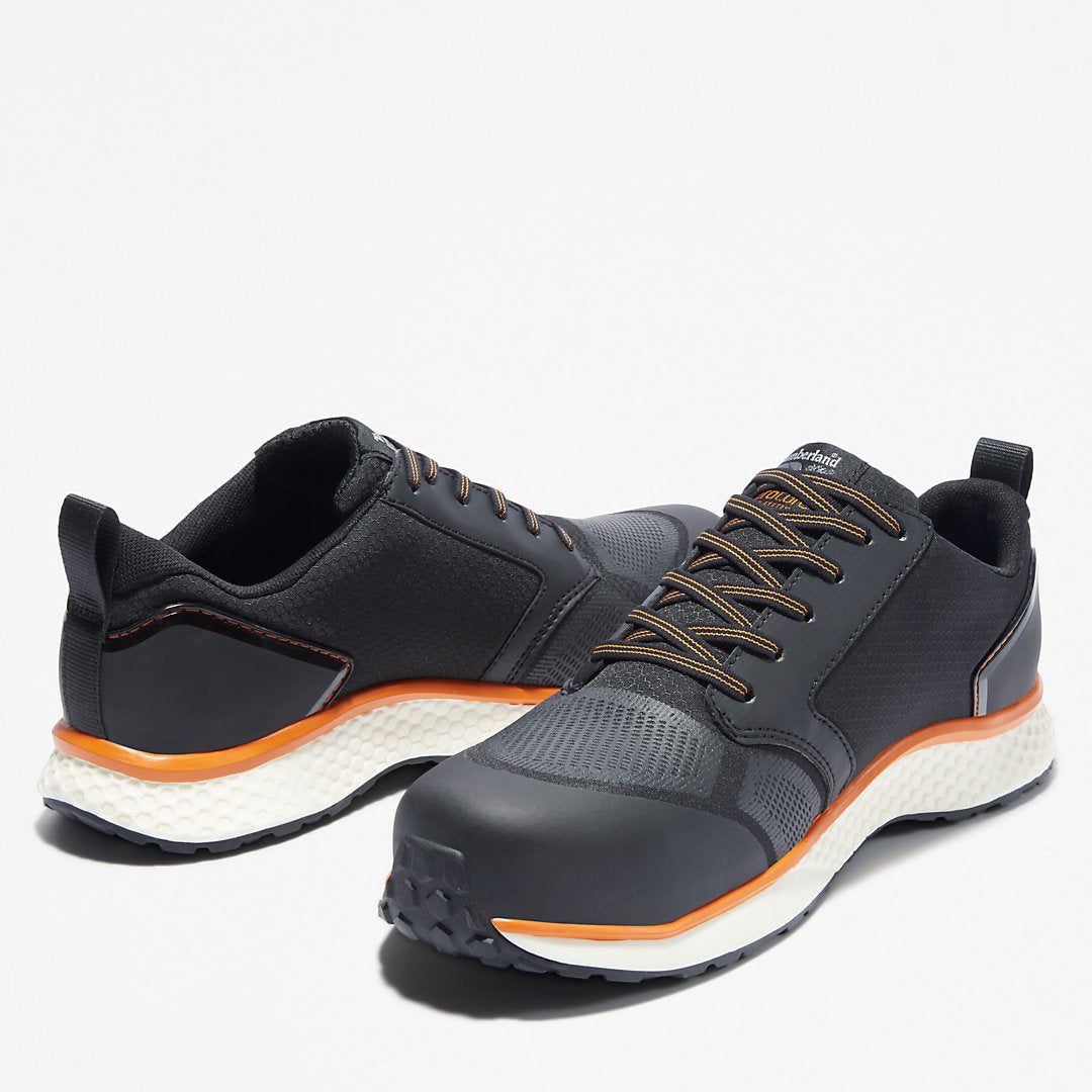 Mens Timberland Timberland PRO® Reaxion Work Shoe for Men in Black/Orange