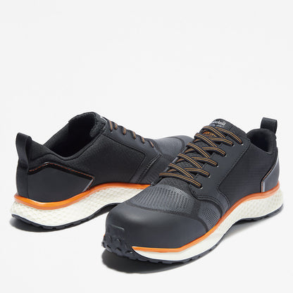 Mens Timberland Timberland PRO® Reaxion Work Shoe for Men in Black/Orange