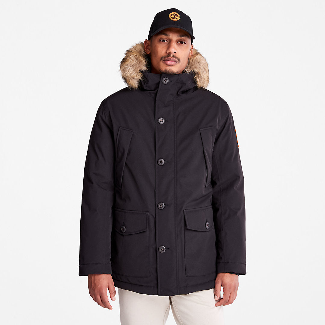 Mens Timberland Scar Ridge Parka for Men in Black