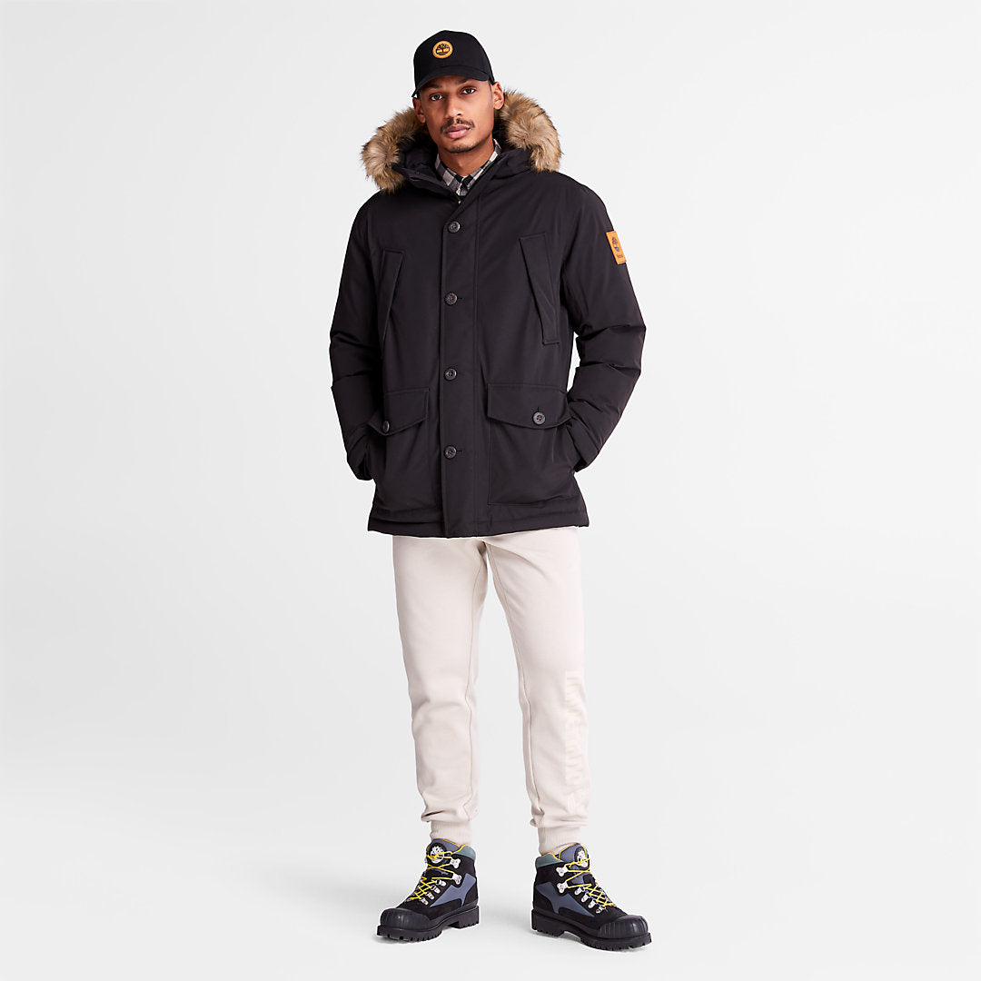 Mens Timberland Scar Ridge Parka for Men in Black