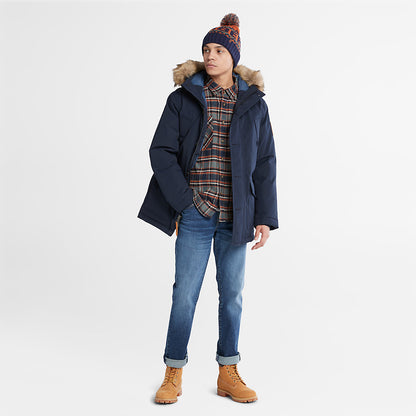 Mens Timberland Scar Ridge Parka for Men in Navy