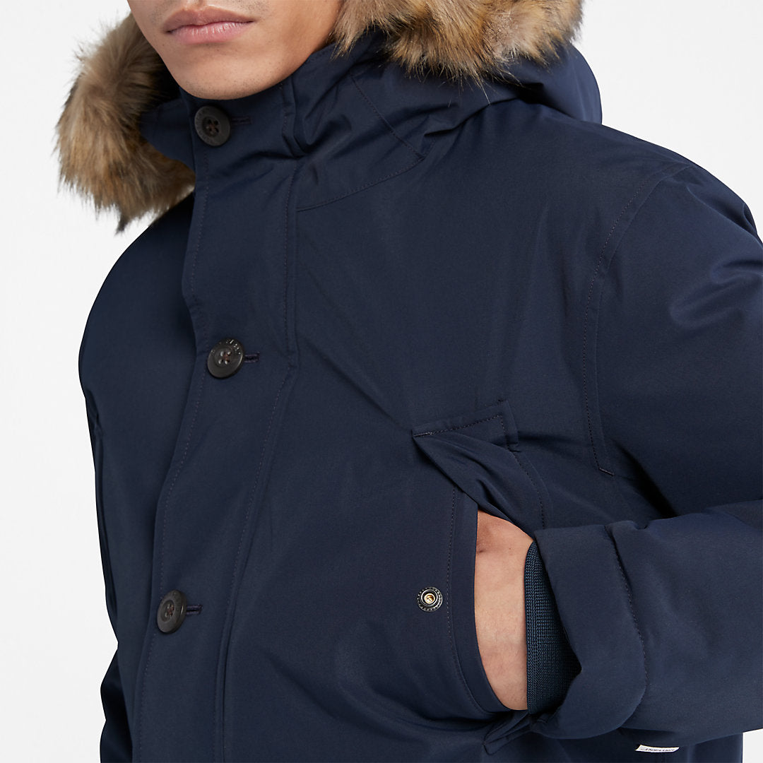Mens Timberland Scar Ridge Parka for Men in Navy