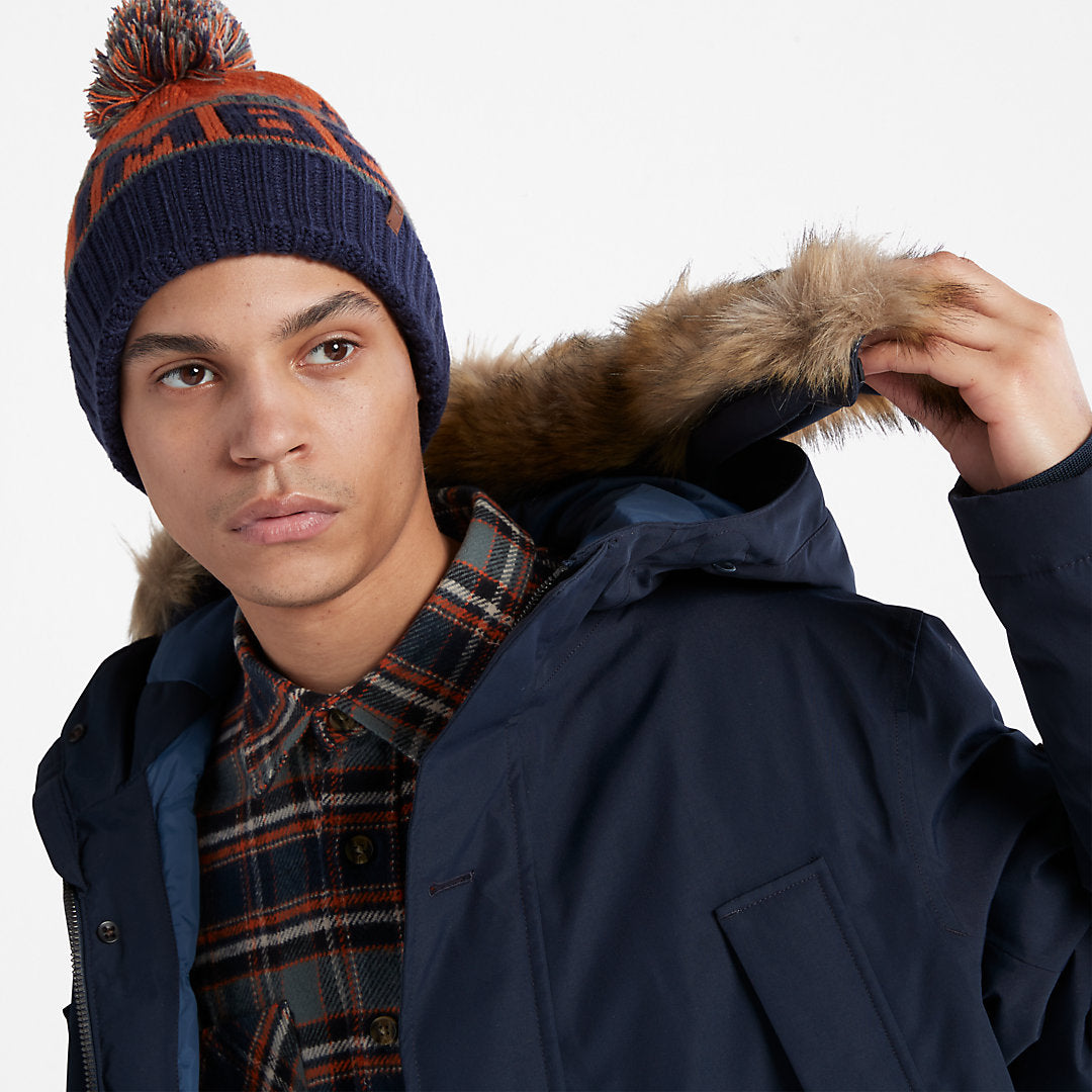 Mens Timberland Scar Ridge Parka for Men in Navy