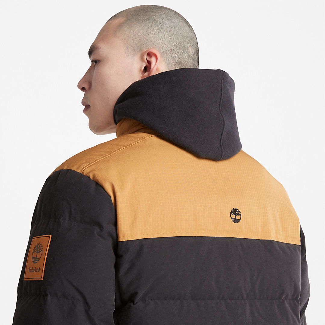 Mens Timberland Welch Mountain Puffer Jacket for Men in Black
