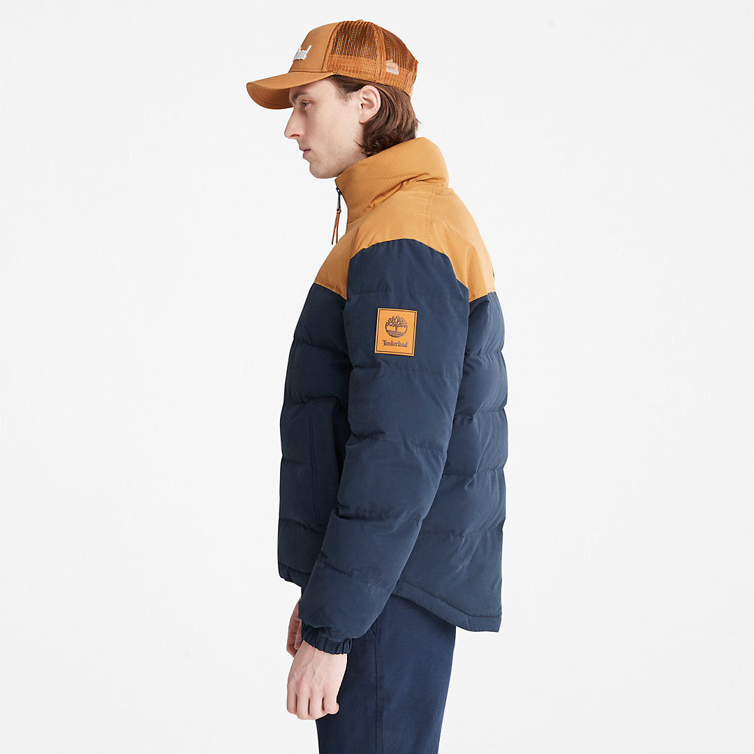 Mens Timberland Welch Mountain Puffer Jacket for Men in Navy