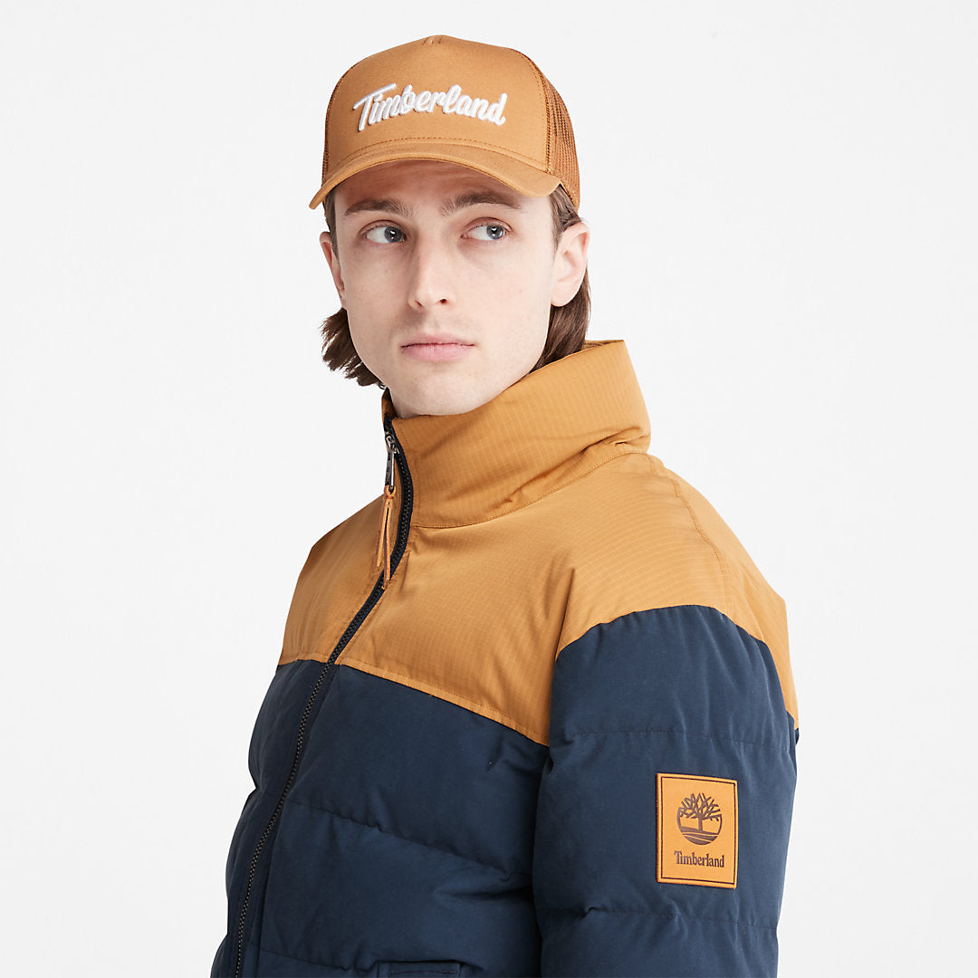 Mens Timberland Welch Mountain Puffer Jacket for Men in Navy