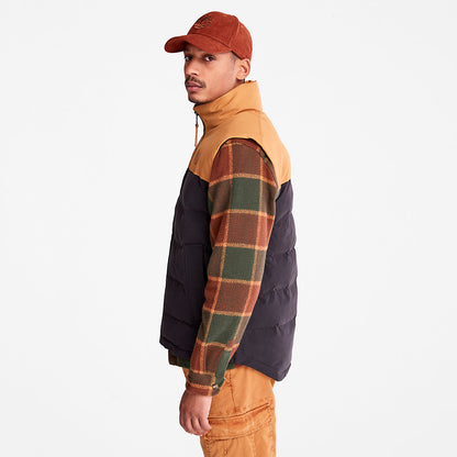 Mens Timberland Welch Mountain Puffer Vest for Men in Black