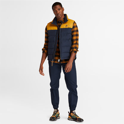 Mens Timberland Welch Mountain Puffer Vest for Men in Navy