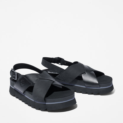 Womens Timberland Santa Monica Sunrise Sandal for Women in Black