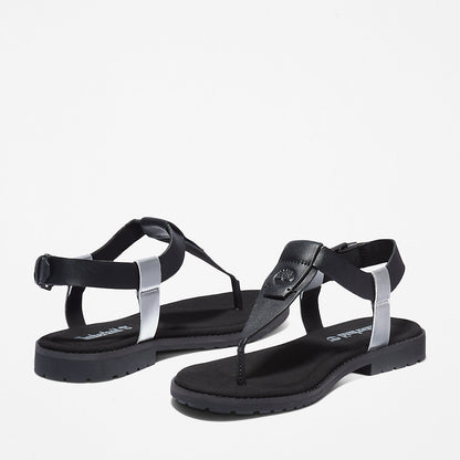 Womens Timberland Chicago Riverside Thong Sandal for Women in Black