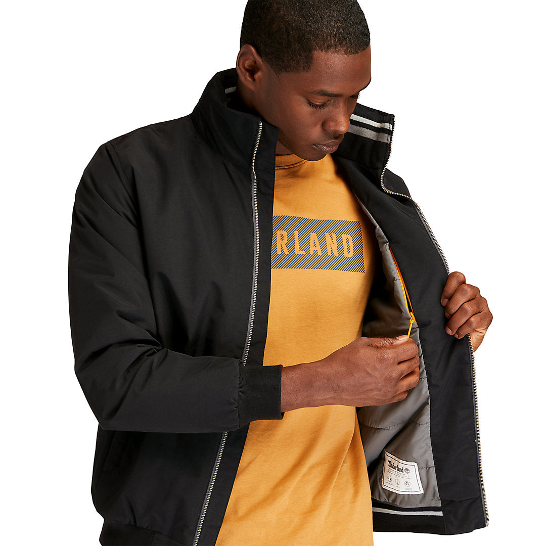 Mens Timberland Sailor Bomber Jacket for Men in Black