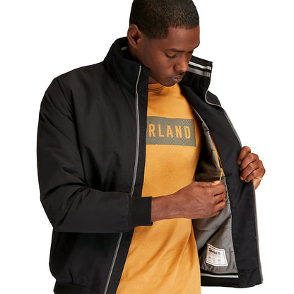 Mens Timberland Sailor Bomber Jacket for Men in Black