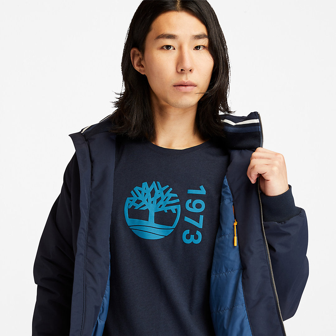 Mens Timberland Sailor Bomber Jacket for Men in Navy