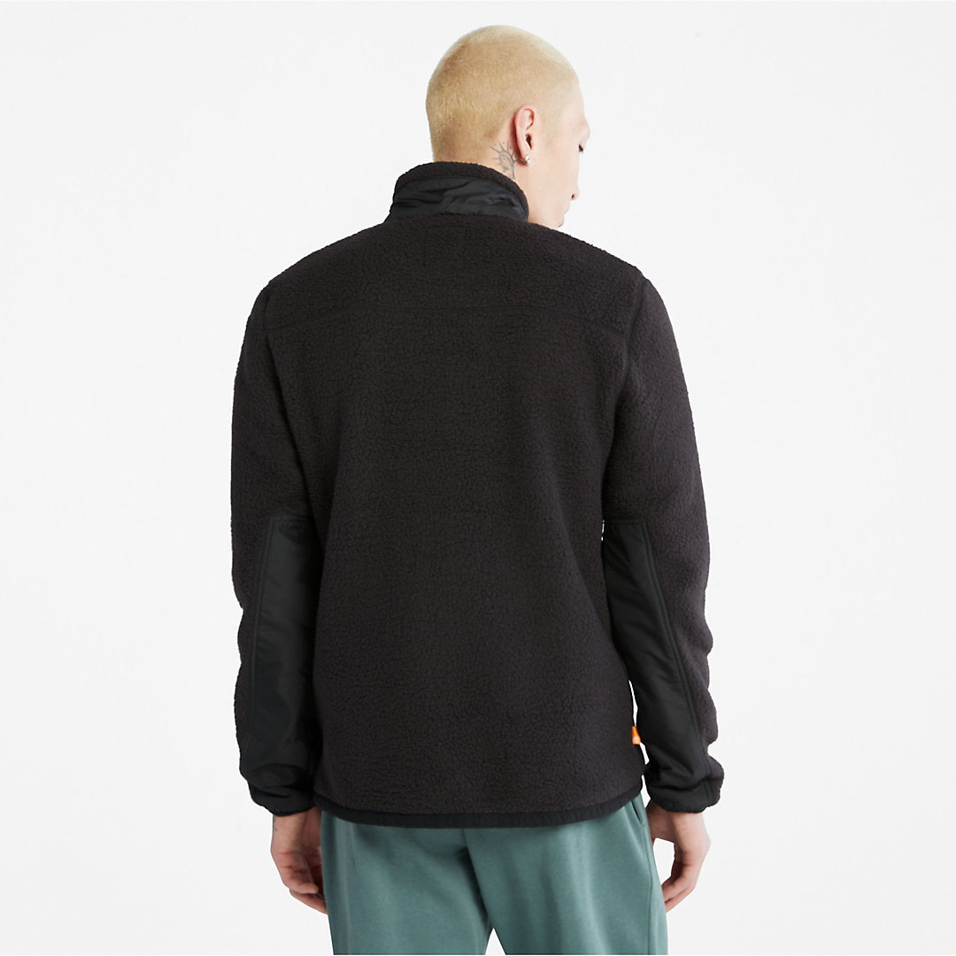 Mens Timberland Sherpa Fleece Jacket for Men in Black