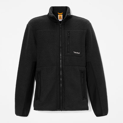 Mens Timberland Sherpa Fleece Jacket for Men in Black