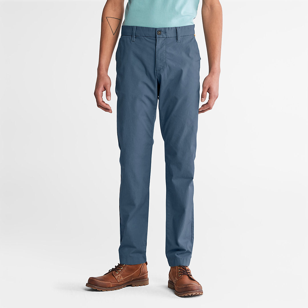 Mens Timberland Sargent Lake Stretch Chinos for Men in Blue