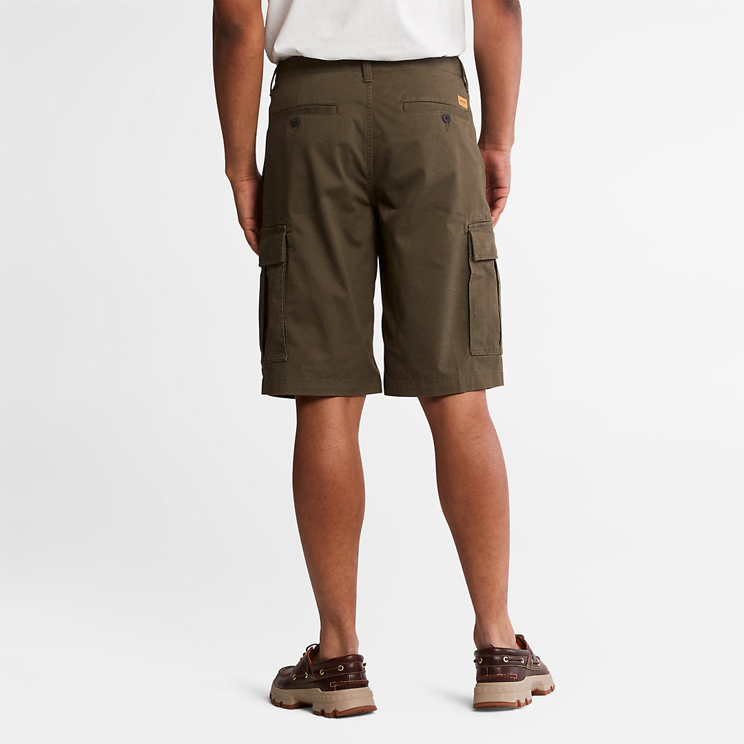 Mens Timberland Cargo Shorts for Men in Dark Green