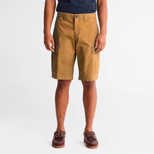 Mens Timberland Cargo Shorts for Men in Dark Yellow
