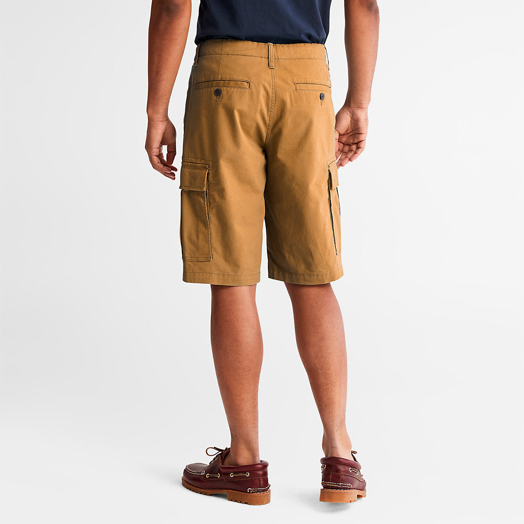 Mens Timberland Cargo Shorts for Men in Dark Yellow