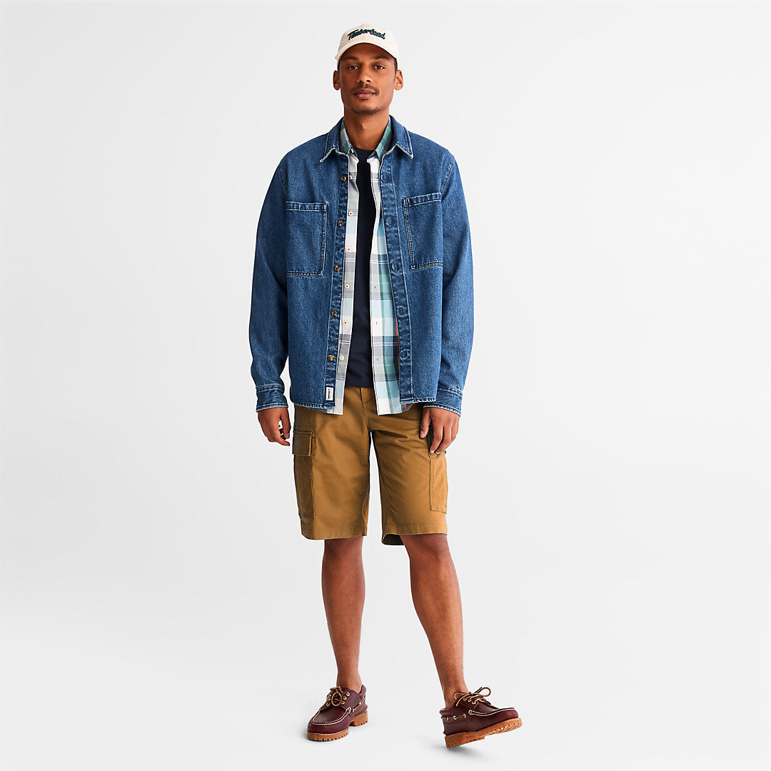 Mens Timberland Cargo Shorts for Men in Dark Yellow