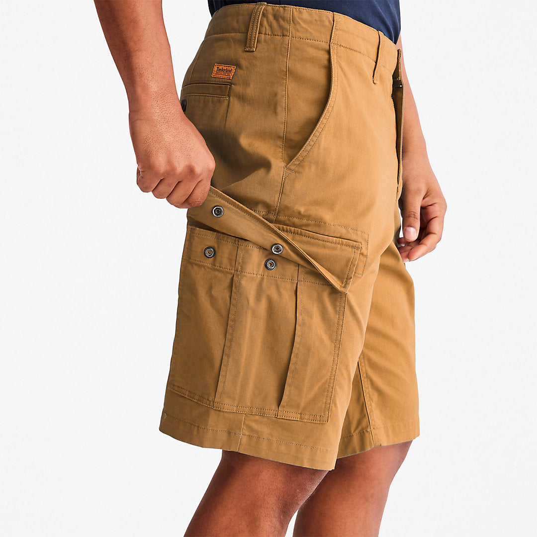 Mens Timberland Cargo Shorts for Men in Dark Yellow