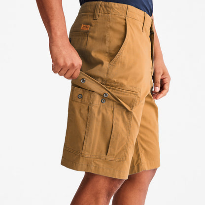 Mens Timberland Cargo Shorts for Men in Dark Yellow