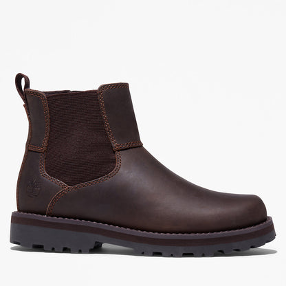Kids Timberland Courma Kid Chelsea Boot for Youth in Dark Brown