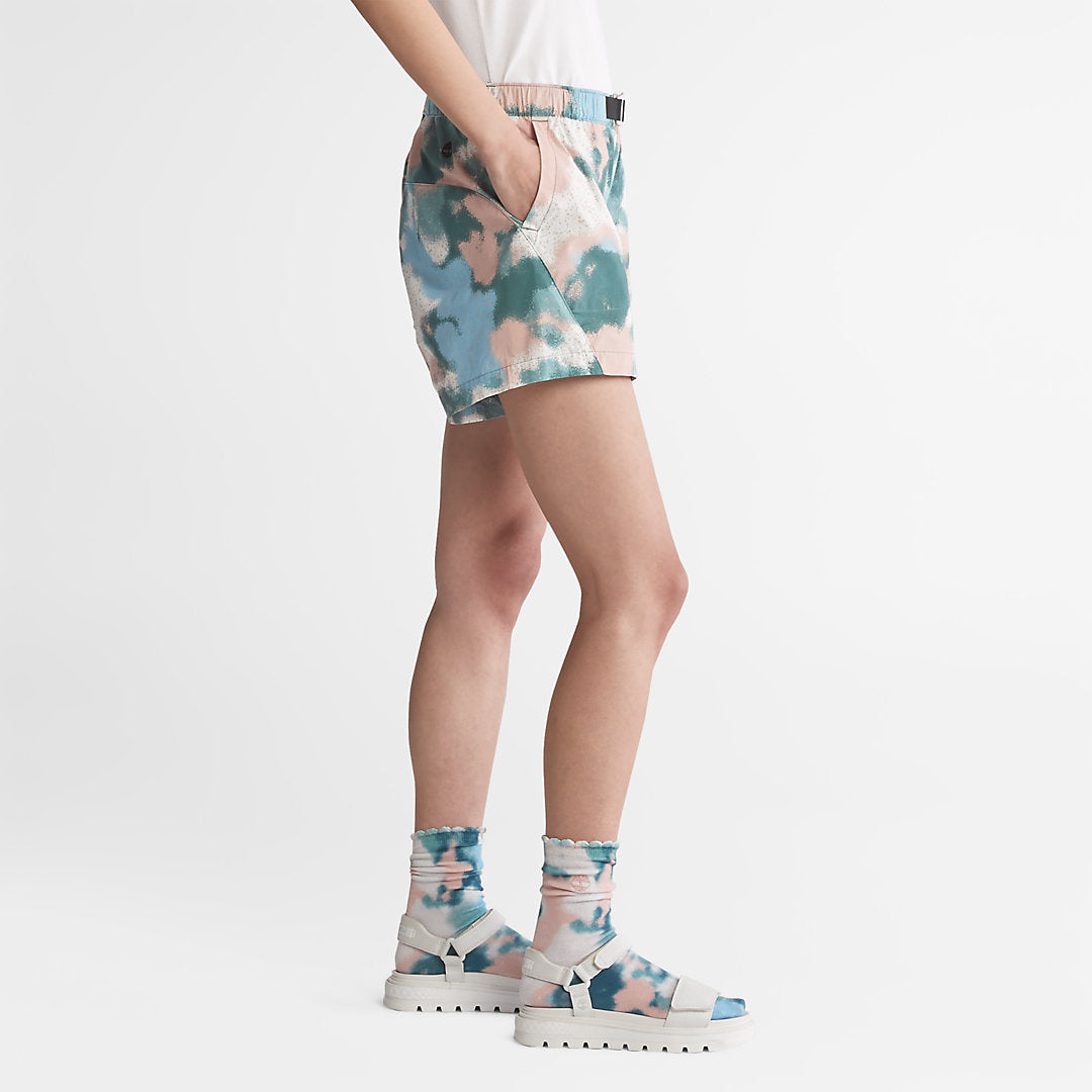 Womens Timberland Cotton Shorts for Women in Summer Print