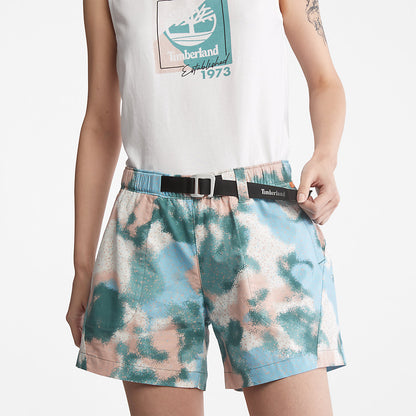 Womens Timberland Cotton Shorts for Women in Summer Print