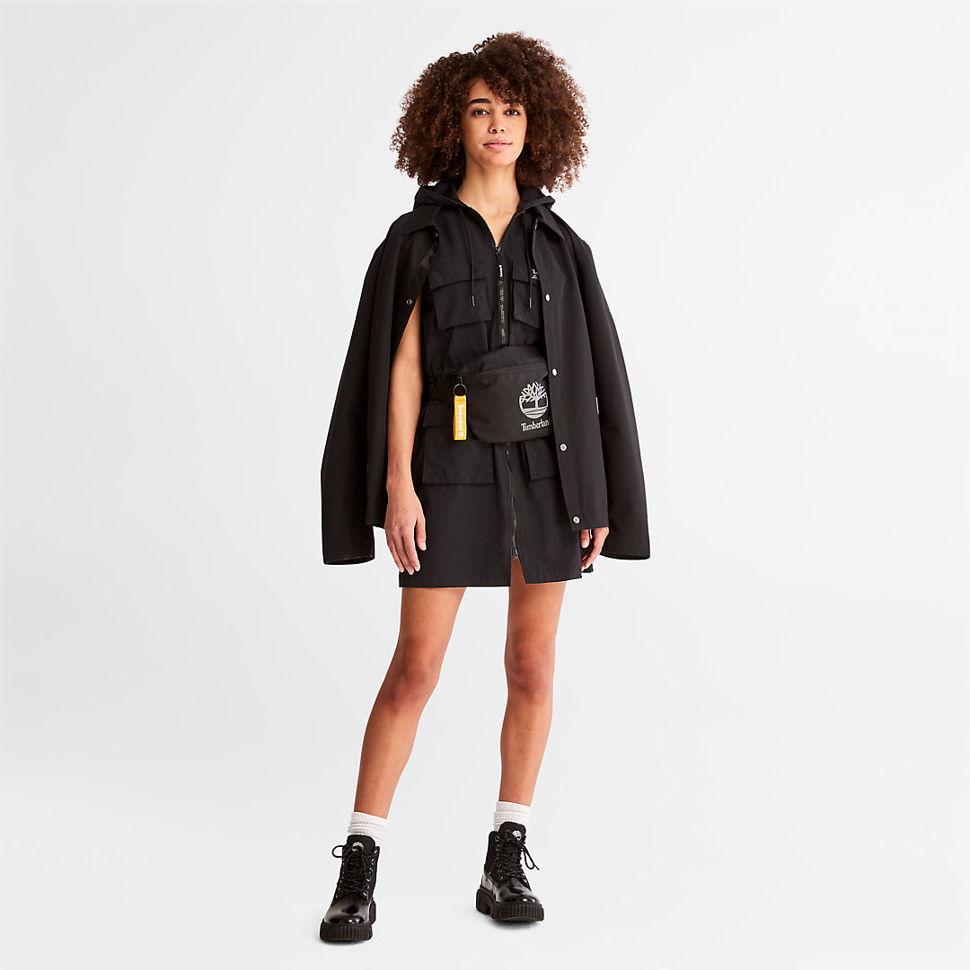 Womens Timberland Progressive Utility Hoodie Dress for Women in Black