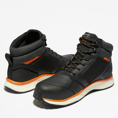 Mens Timberland Timberland PRO® Reaxion Work Boot for Men in Black/Orange