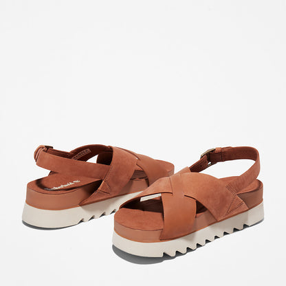 Womens Timberland Santa Monica Sunrise Sandal for Women in Light Brown